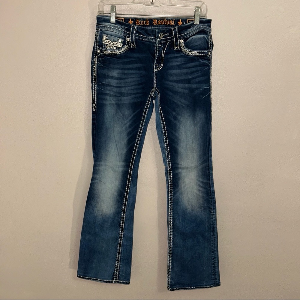 Rock Revival y2k cross pocket  bootcut  Jeans 26 waist